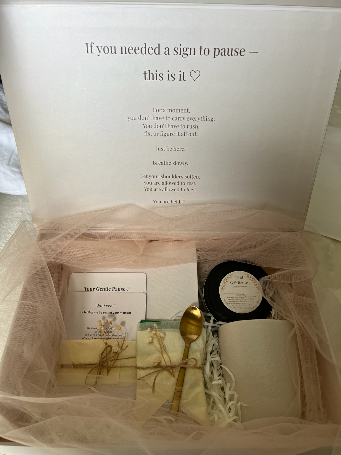 Gentle Pause Luxe Box